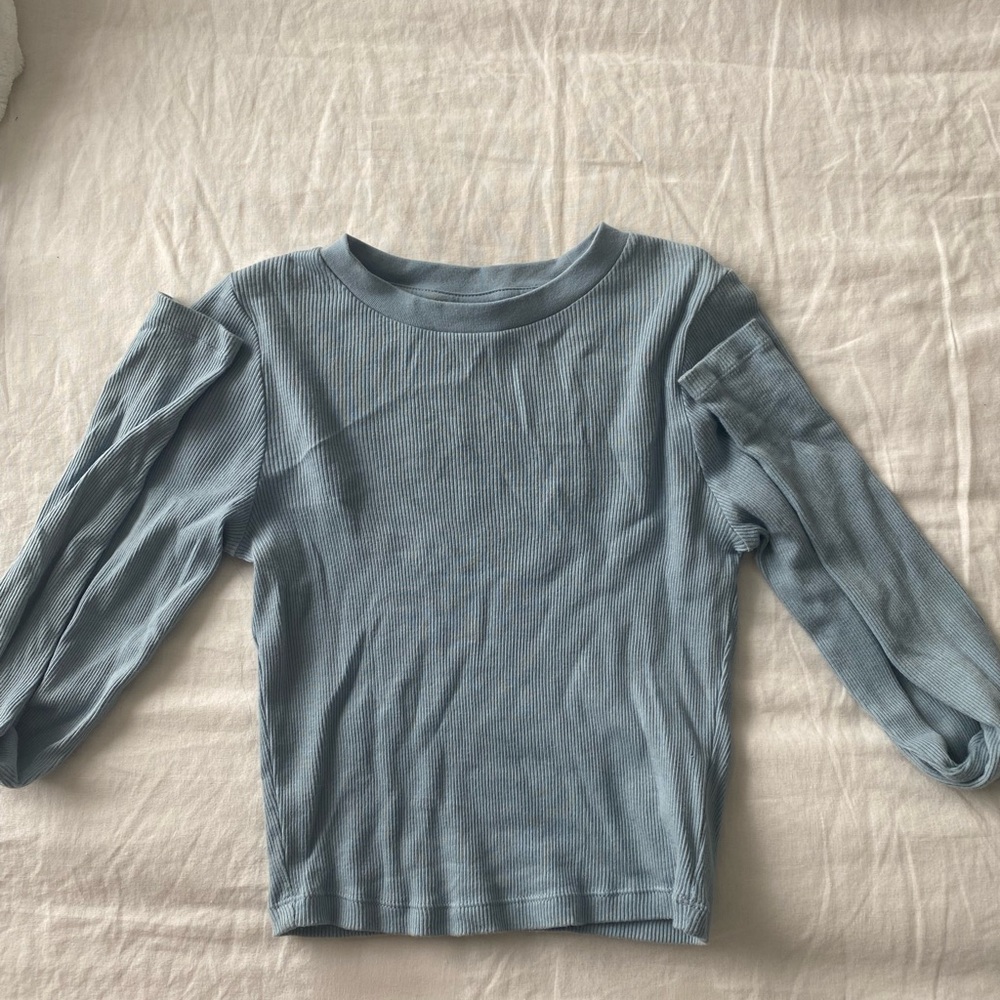 tna light blue fitted longsleeve